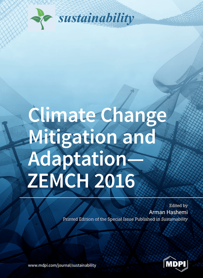 Ma’s work is selected in the special issue of Climate Change Mitigation and Adaptation—ZEMCH 2016
